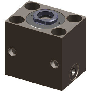 Destaco Einfachwirkende hydraulische Hohlkolben-Blockzylinder mit Federrückstellung – Serie 723E 